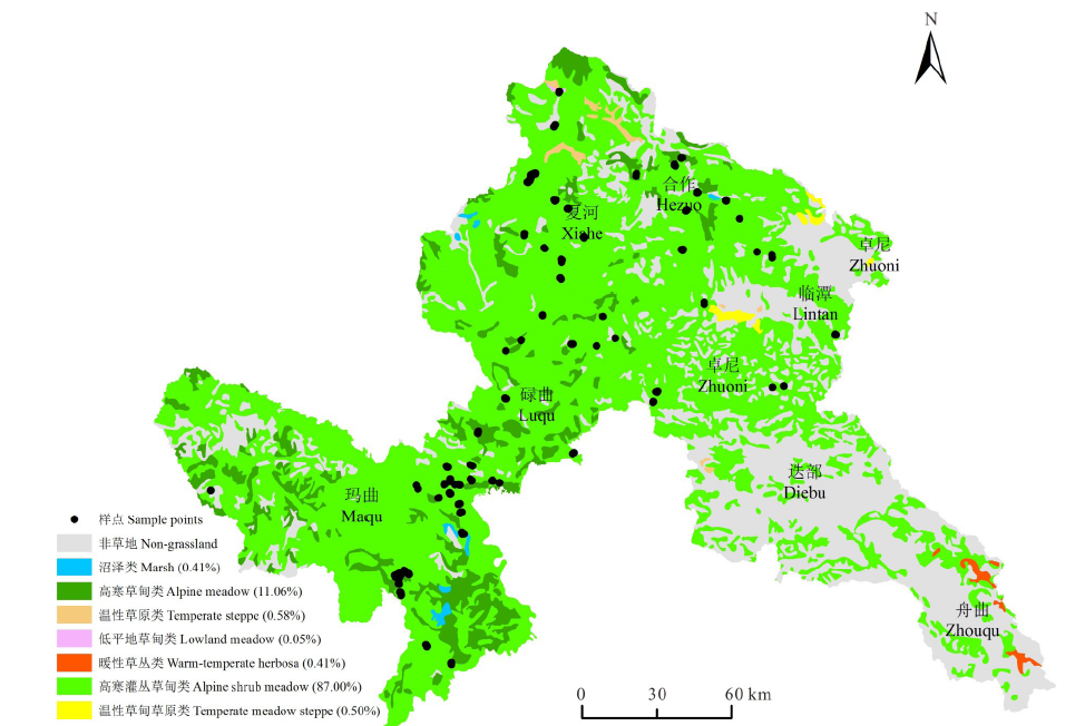 基于CASA模型和MODIS数据的甘南草地NPP时空动态变化研究